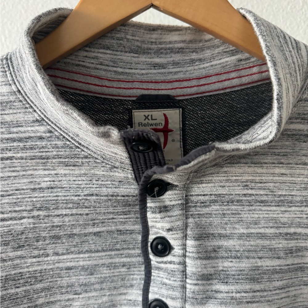 Men's Relwen Gray Henley Shirt